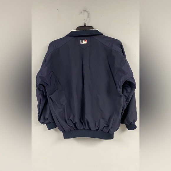 Authentic New York Yankees Majestic Zip Up Lined Jacket Youth Size Medium Unisex - Picture 3 of 6